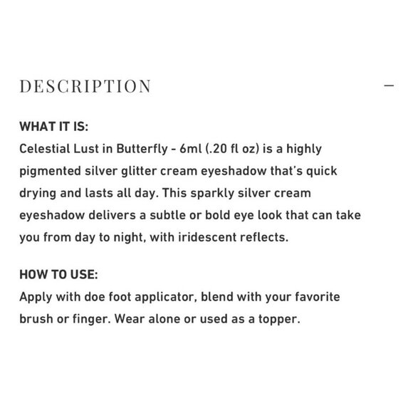 Jason Wu Celestial Lust 01 Butterfly Highly Pigmented Cream Shadow NWB - Picture 7 of 9